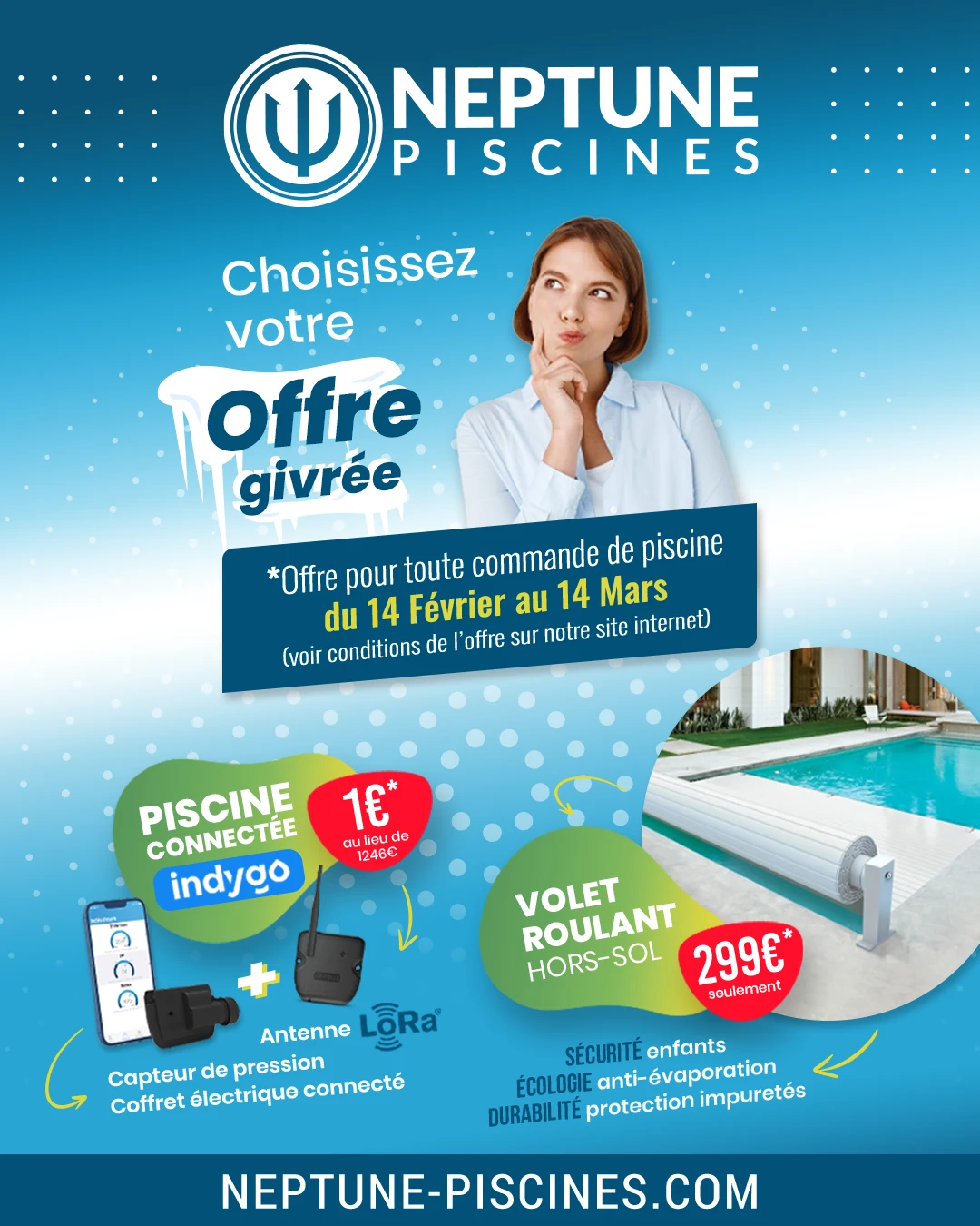 Promotion hivernale sur nos piscines coques